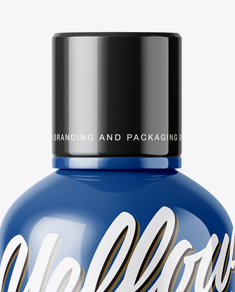 Glossy Plastic Bottle Mockup Glossy Plastic Bottle Mockup
