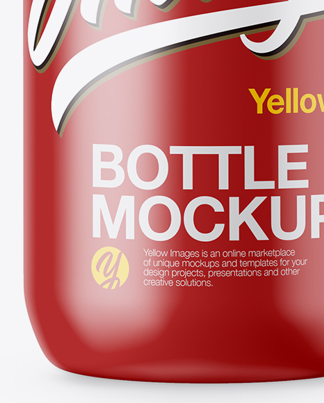 Matte Plastic Bottle Mockup Matte Plastic Bottle Mockup