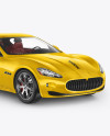 Maserati GT Mockup - Half Side View