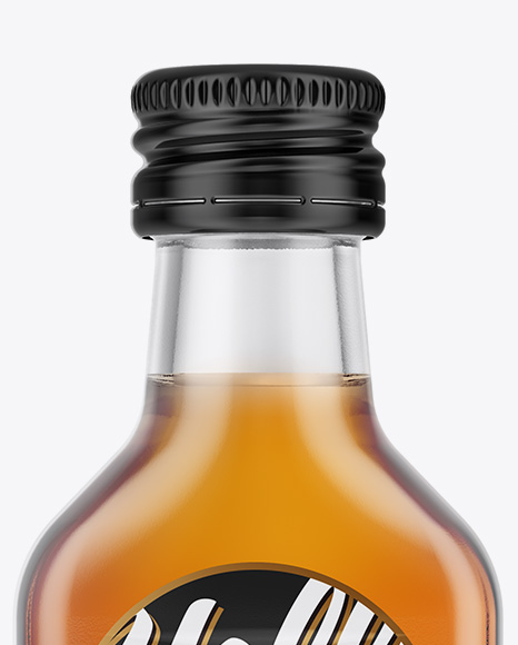 Whiskey Bottle Mockup - Front View