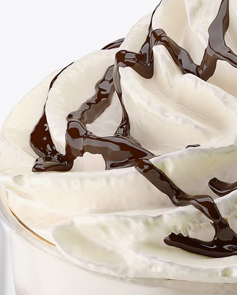 Mocha Coffee Cup Mockup - High-Angle Shot & Top View