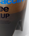 Mocha Coffee Cup Mockup - High-Angle Shot & Top View