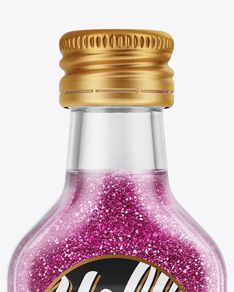 Glass Bottle Mockup - Front View Glass Bottle Mockup - Front View
