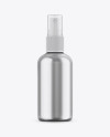Metallic Spray Bottle Mockup