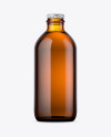 Amber Beer Bottle Mockup