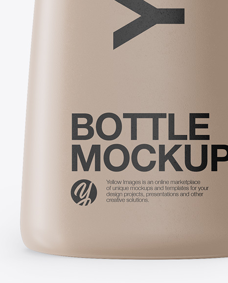 Ceramic Bottle Mockup