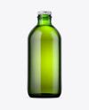 Green Beer Bottle Mockup