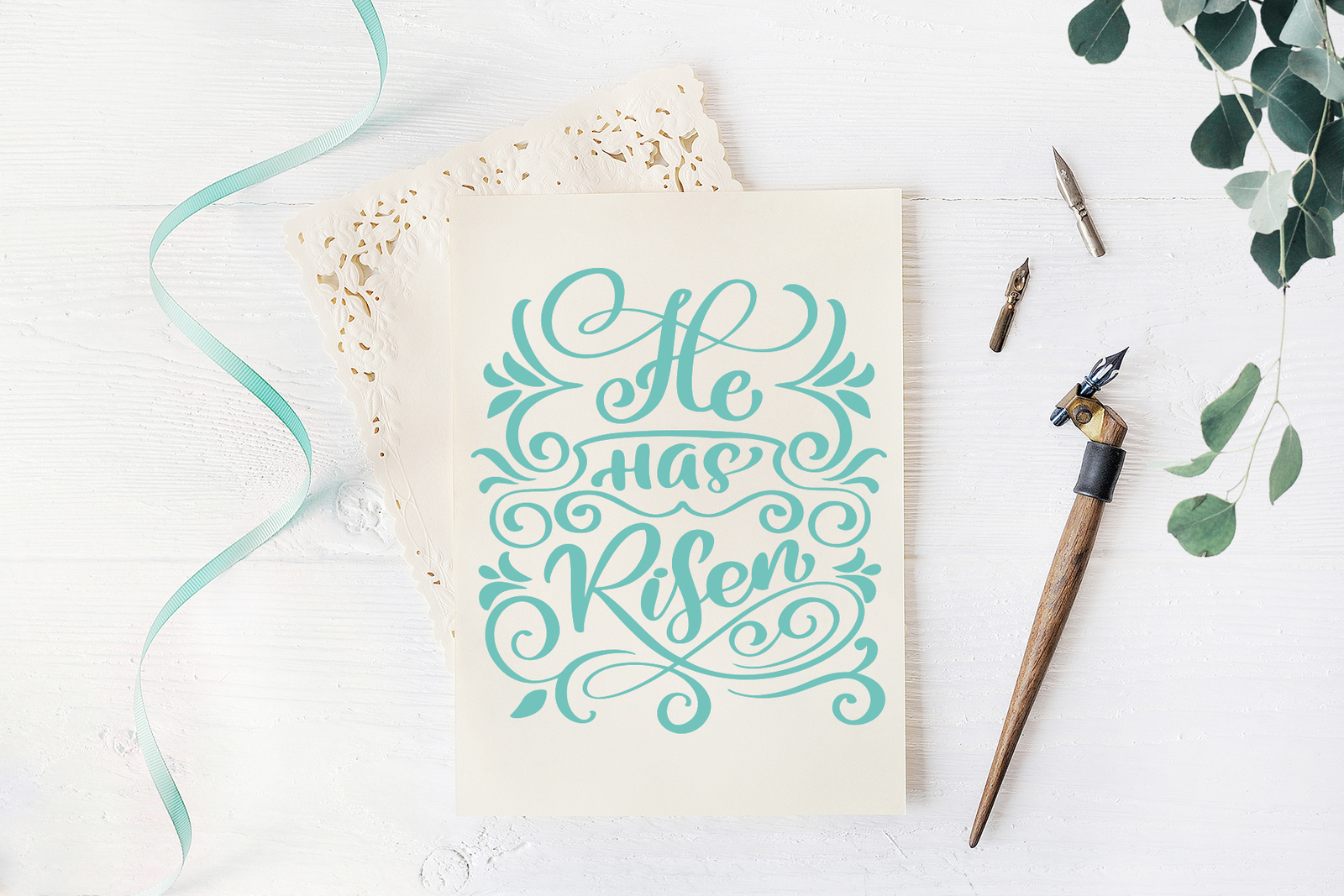 He Has Risen Easter Christian Phrase He Has Risen Easter Christian Phrase