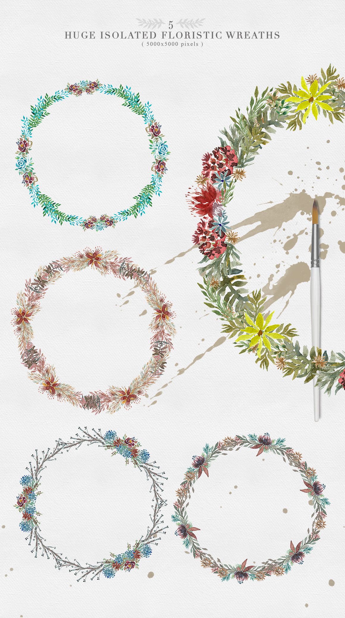 Wild Forest Watercolor Collection Wild Forest Watercolor Collection