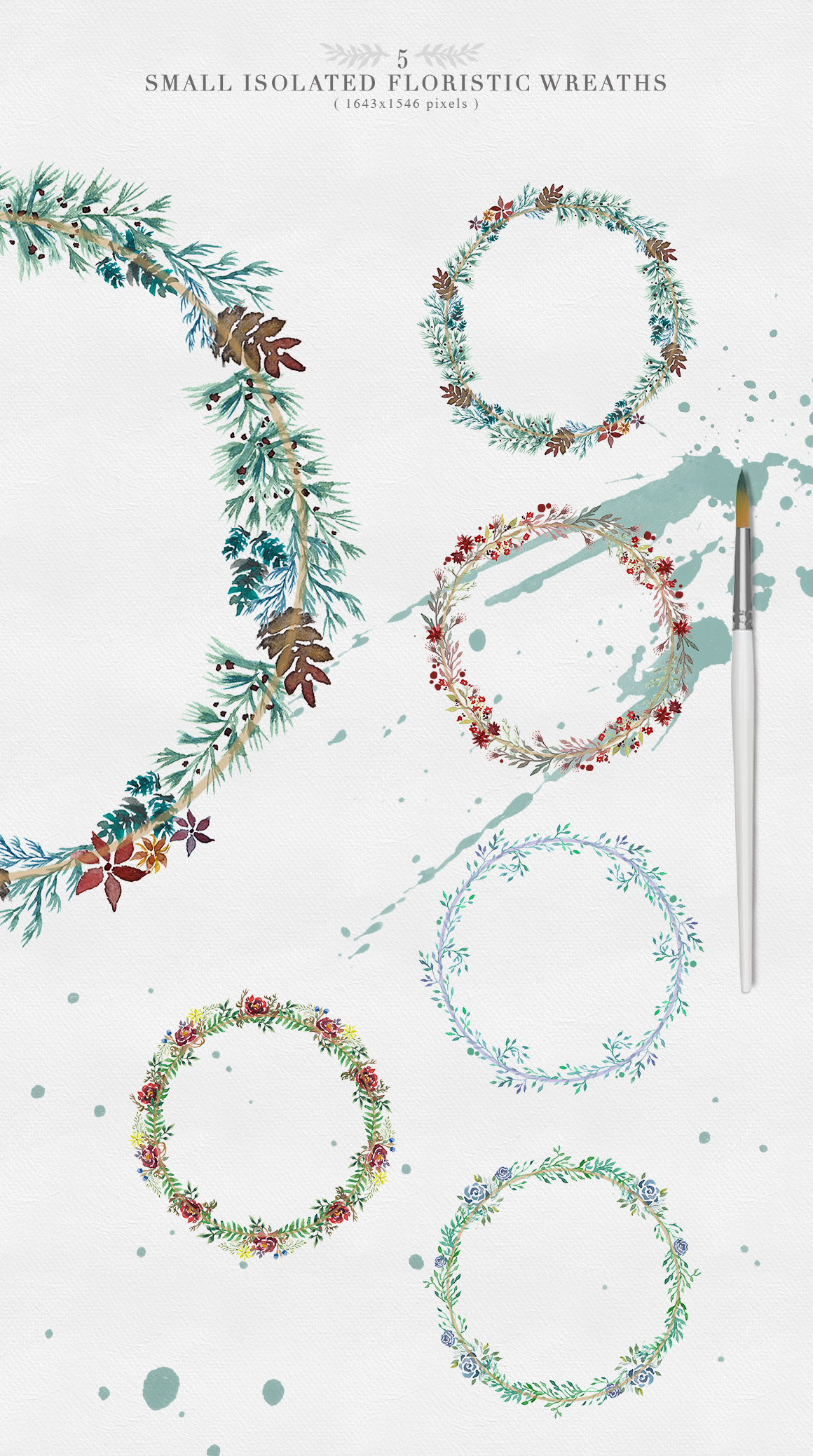 Wild Forest Watercolor Collection Wild Forest Watercolor Collection