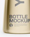 Metallic Bottle Mockup