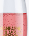 Pink Champagne Glass Mockup