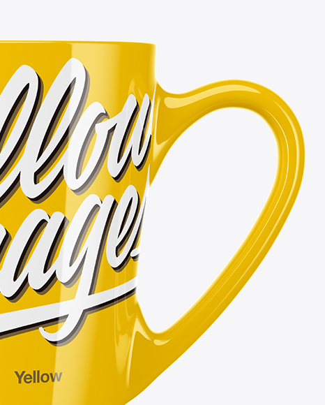 Glossy Mug Mockup