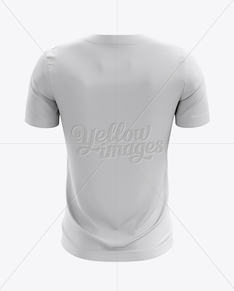 Soccer T-Shirt Mockup - Back View