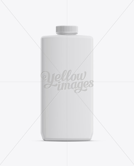 Square Talcum Bottle Mockup - Free Download Images High Quality PNG