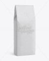 Coffee Bag With Valve Mockup - Half-Turned View