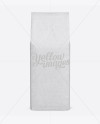 Kraft Coffee Bag With Valve Mockup - Front View