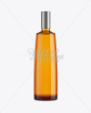 Orange Glass Liquor Bottle Mockup