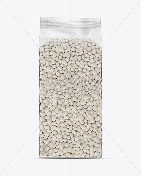 Navy Beans Vacuum Bag Mockup