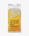 Navy Beans Vacuum Bag Mockup