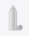 Opened Glossy Sprayer Bottle Mockup