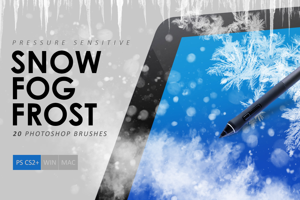 Snow, Fog, Frost Photoshop Brushes Snow, Fog, Frost Photoshop Brushes