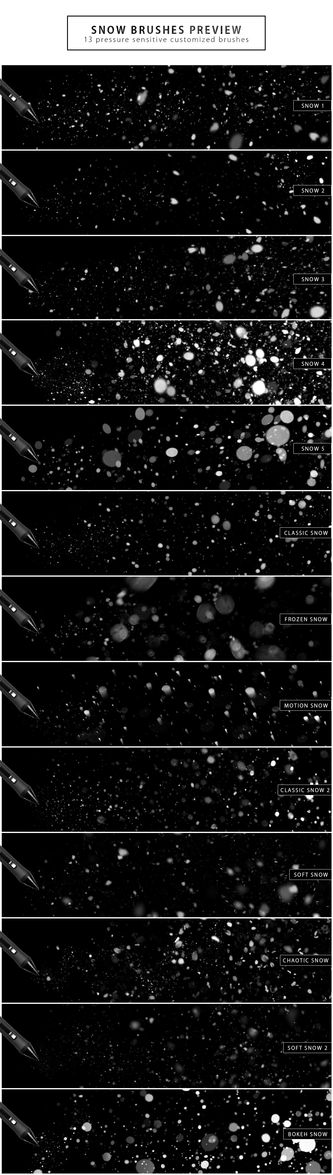Snow, Fog, Frost Photoshop Brushes Snow, Fog, Frost Photoshop Brushes