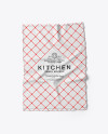 Kitchen Towel Mockup - Top View