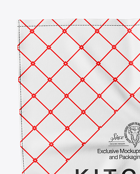 Kitchen Towel Mockup - Top View