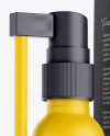 Matte Spray Bottle W/ Paper Box Mockup Matte Spray Bottle W/ Paper Box Mockup