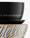 Matte Cosmetic Jar Mockup