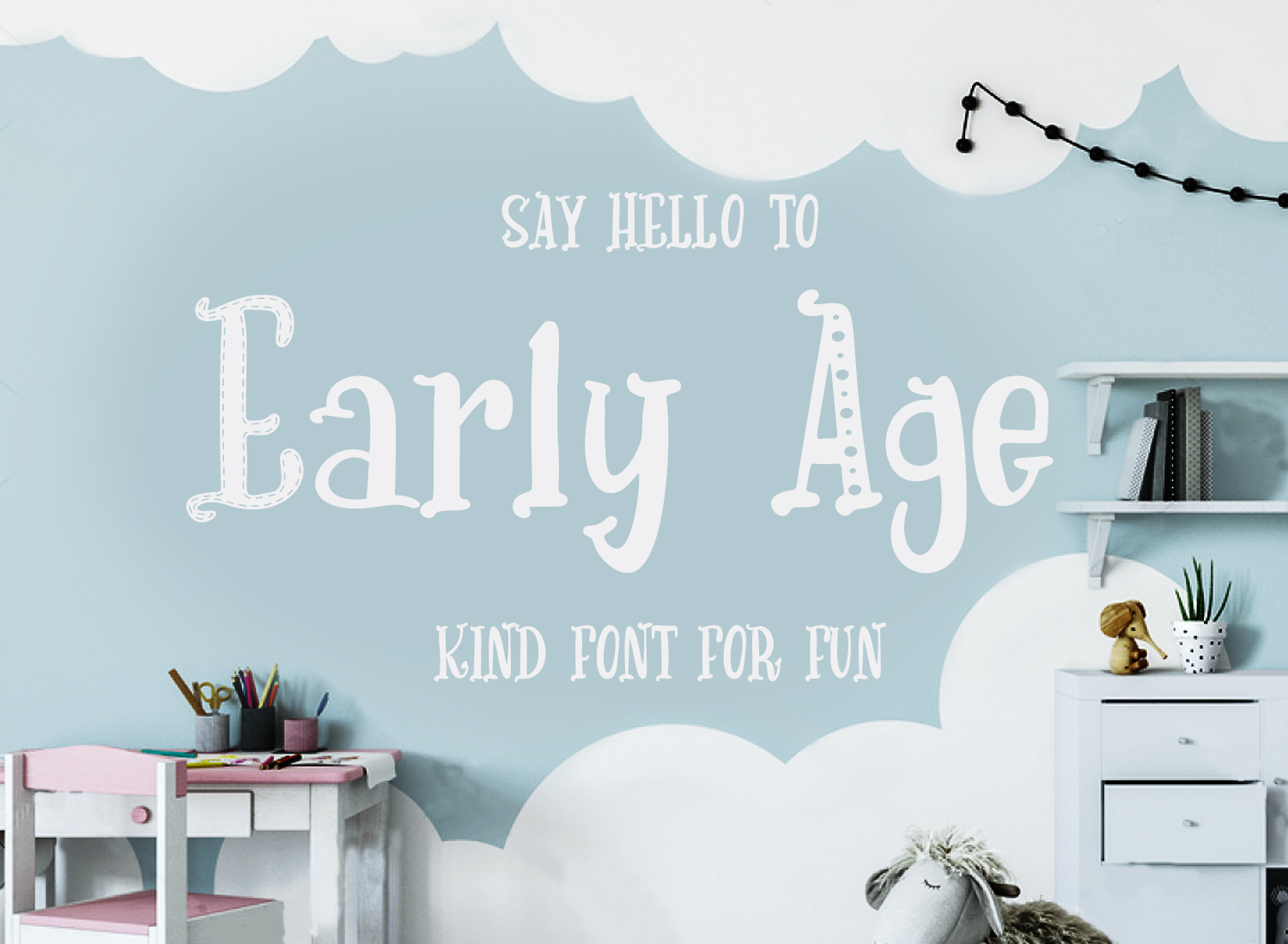 Early Age-kind font