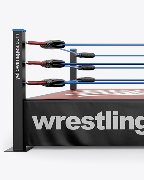 Wrestling Ring Mockup - Front View