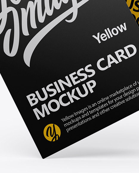 Two Business Cards Mockup