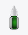 Green Glass Dropper Bottle Mockup