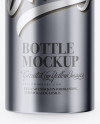Metallic Bottle Mockup Metallic Bottle Mockup