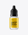 Clear Glass Dropper Bottle Mockup