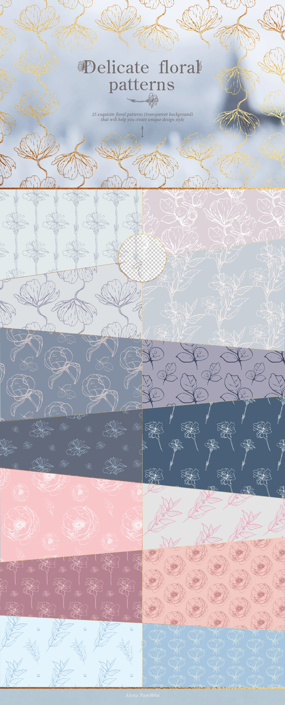 Flower outlines & patterns Flower outlines & patterns
