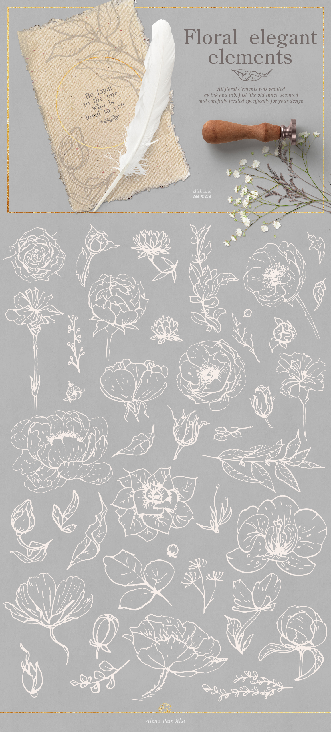 Flower outlines & patterns Flower outlines & patterns