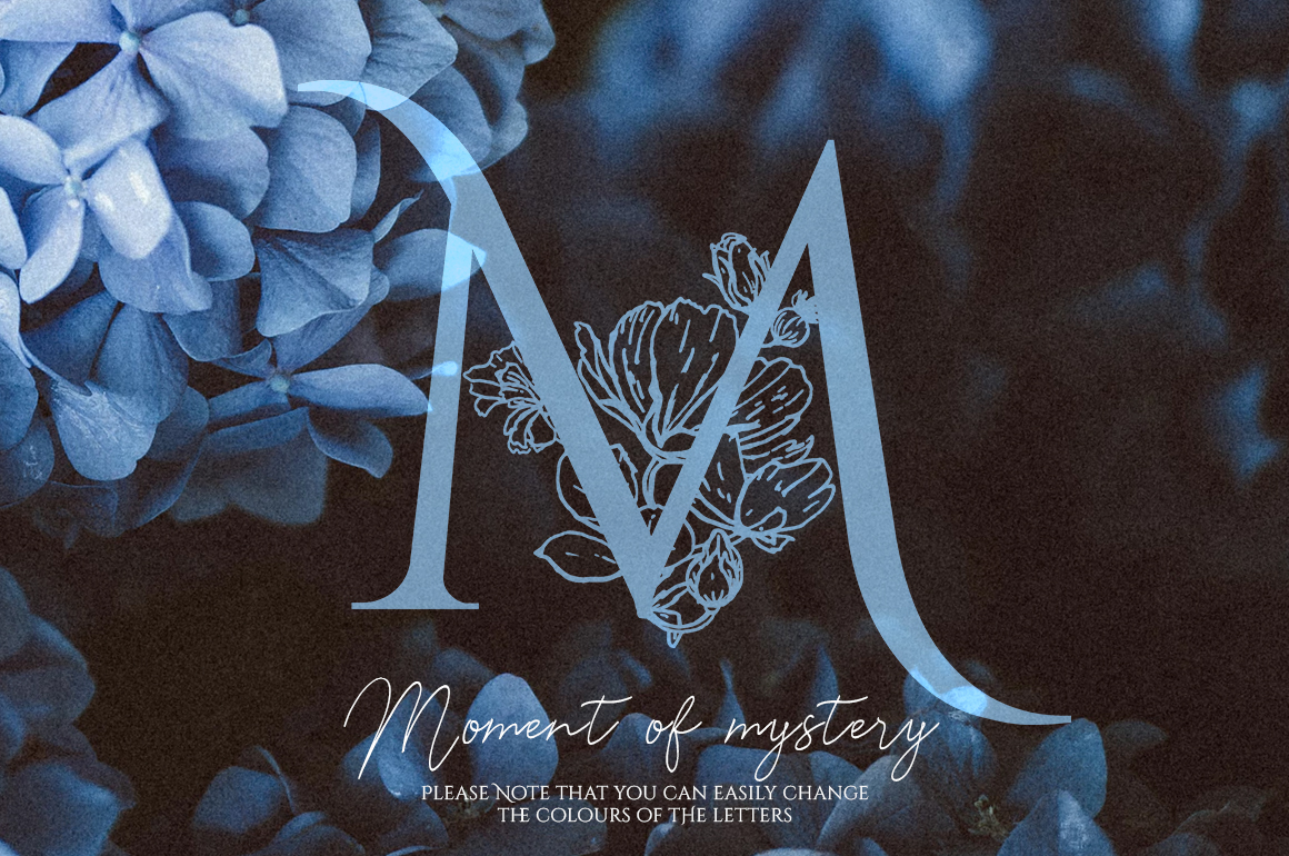 Floral alphabet/monograms Floral alphabet/monograms