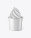 Ice Cream Cup Mockup