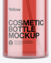 Cosmetic Bottle With Pump Mockup