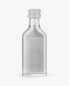 Glass Bottle Mockup - Front View