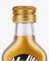 Glass Bottle Mockup - Front View