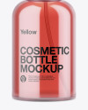 Cosmetic Bottle With Pump Mockup