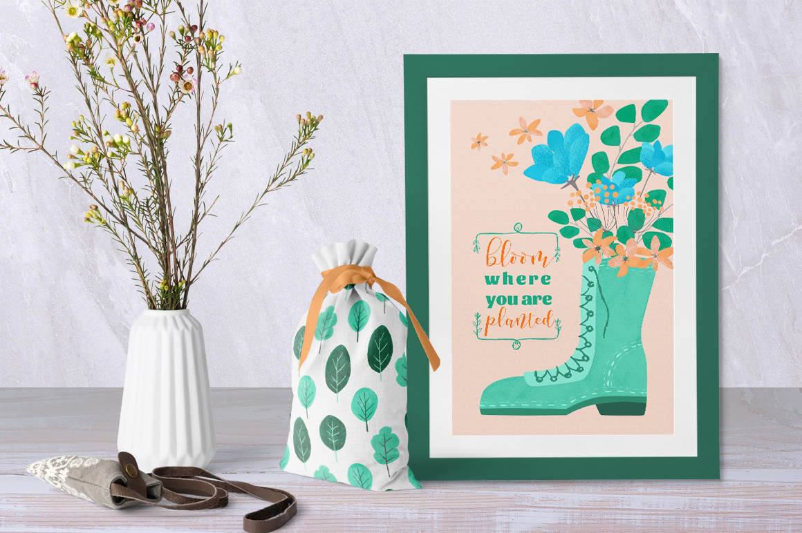 Spring Secret - clipart set Spring Secret - clipart set