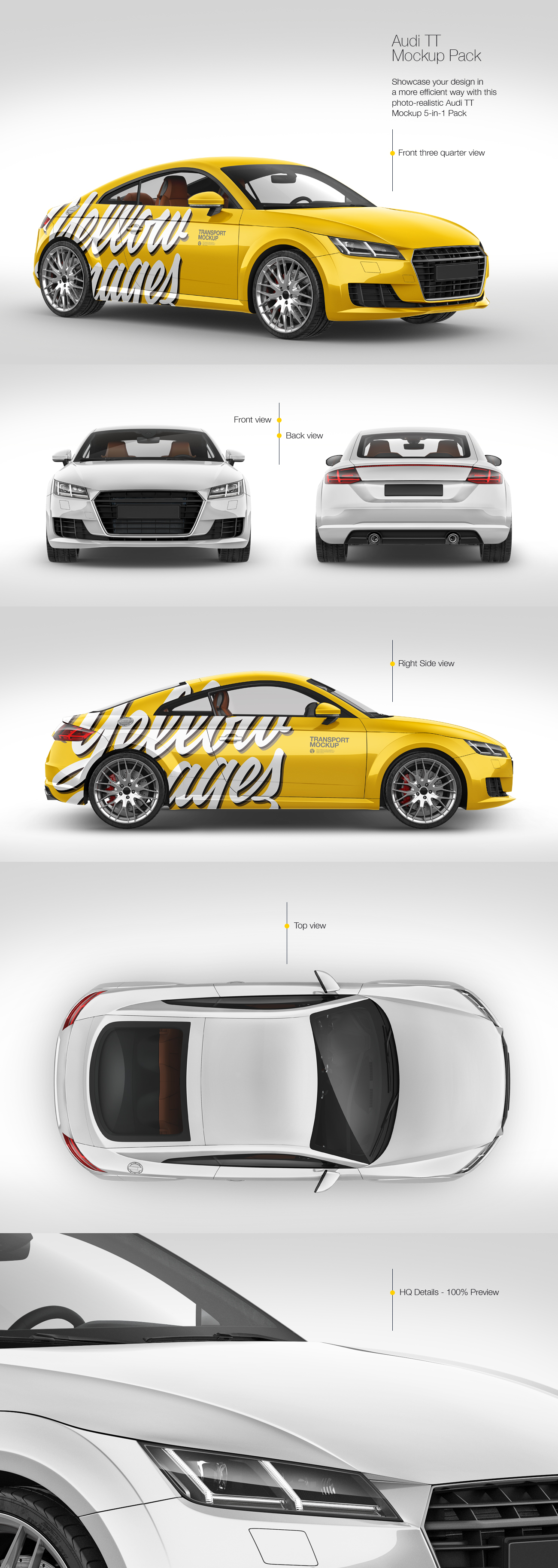 Audi TT Mockup Pack