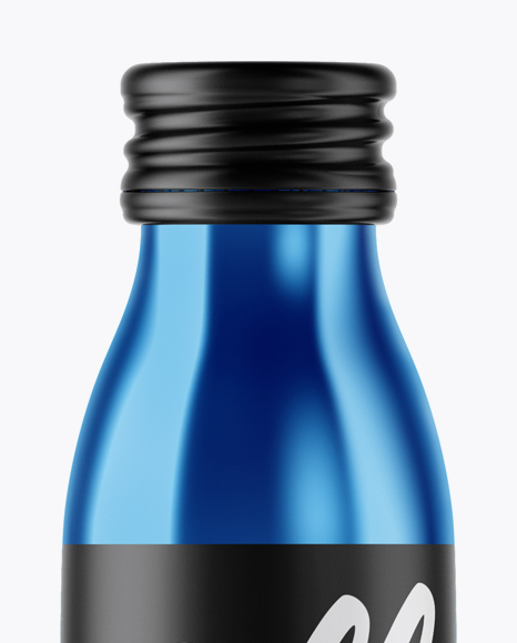 Metallic Bottle Mockup