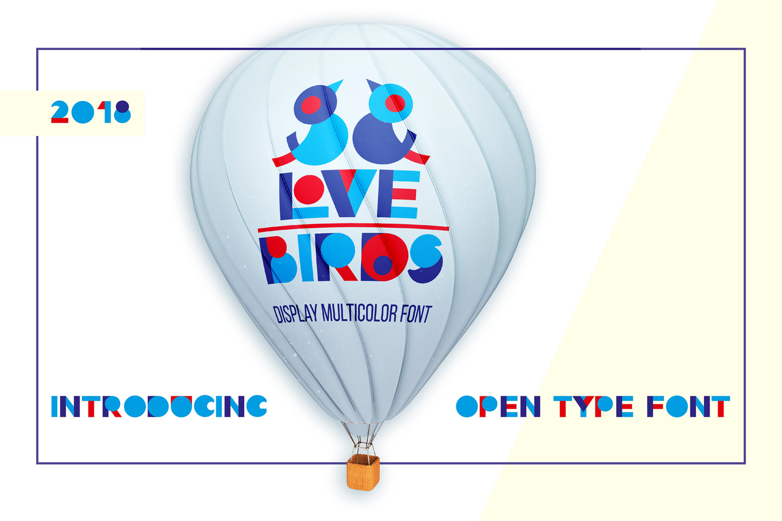 LOVE BIRDS Multicolor Font