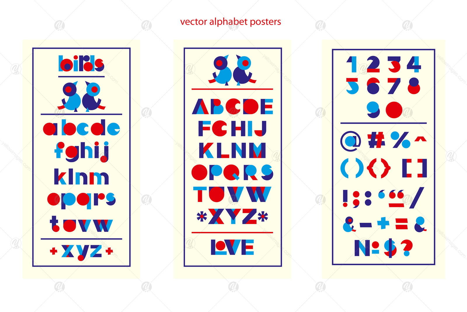 LOVE BIRDS Multicolor Font LOVE BIRDS Multicolor Font